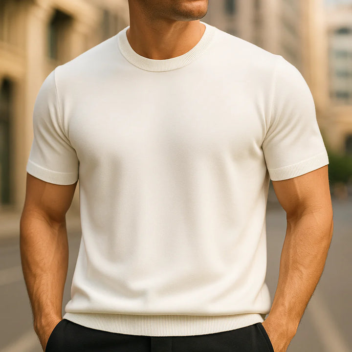 Maglia - T-shirt en mérinos et cachemire