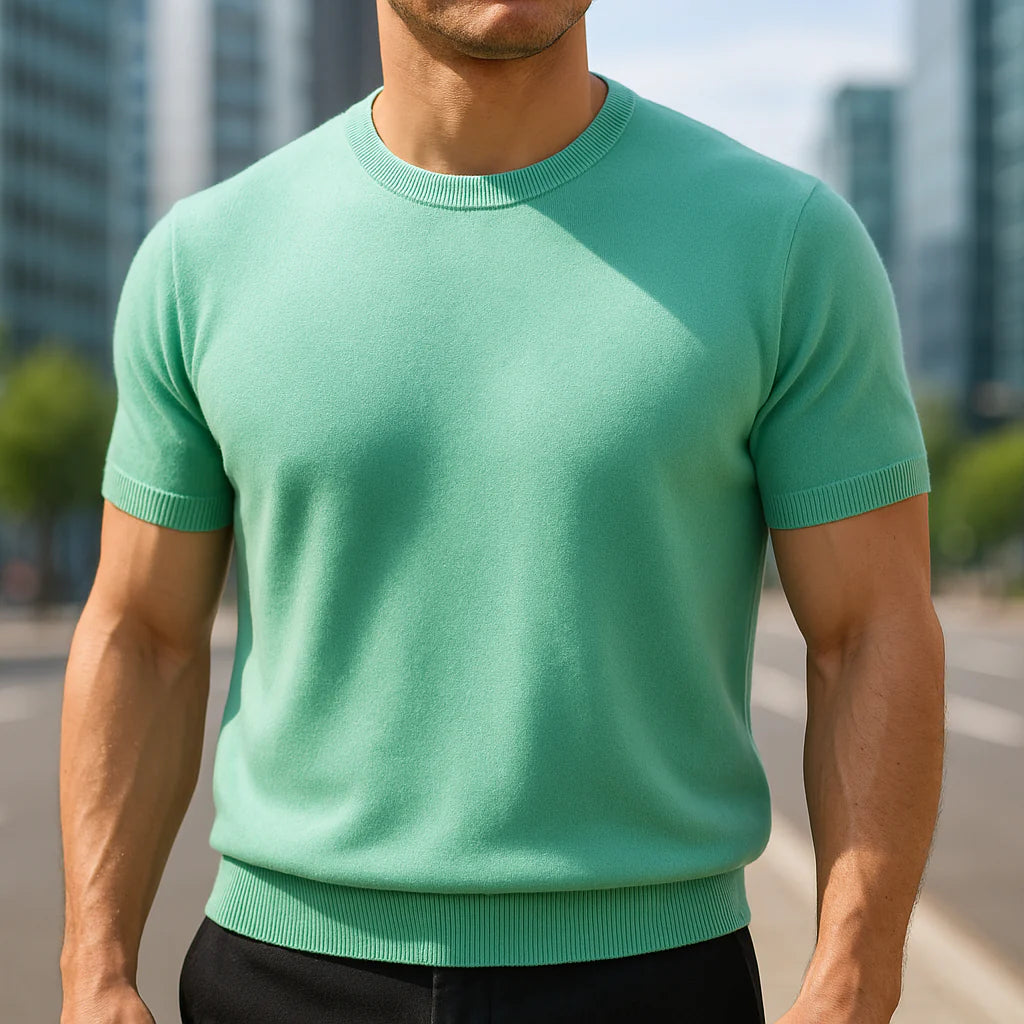 Maglia - T-shirt en mérinos et cachemire