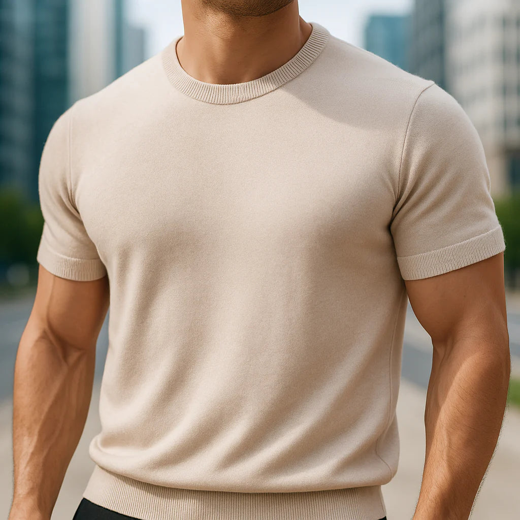 Maglia - T-shirt en mérinos et cachemire