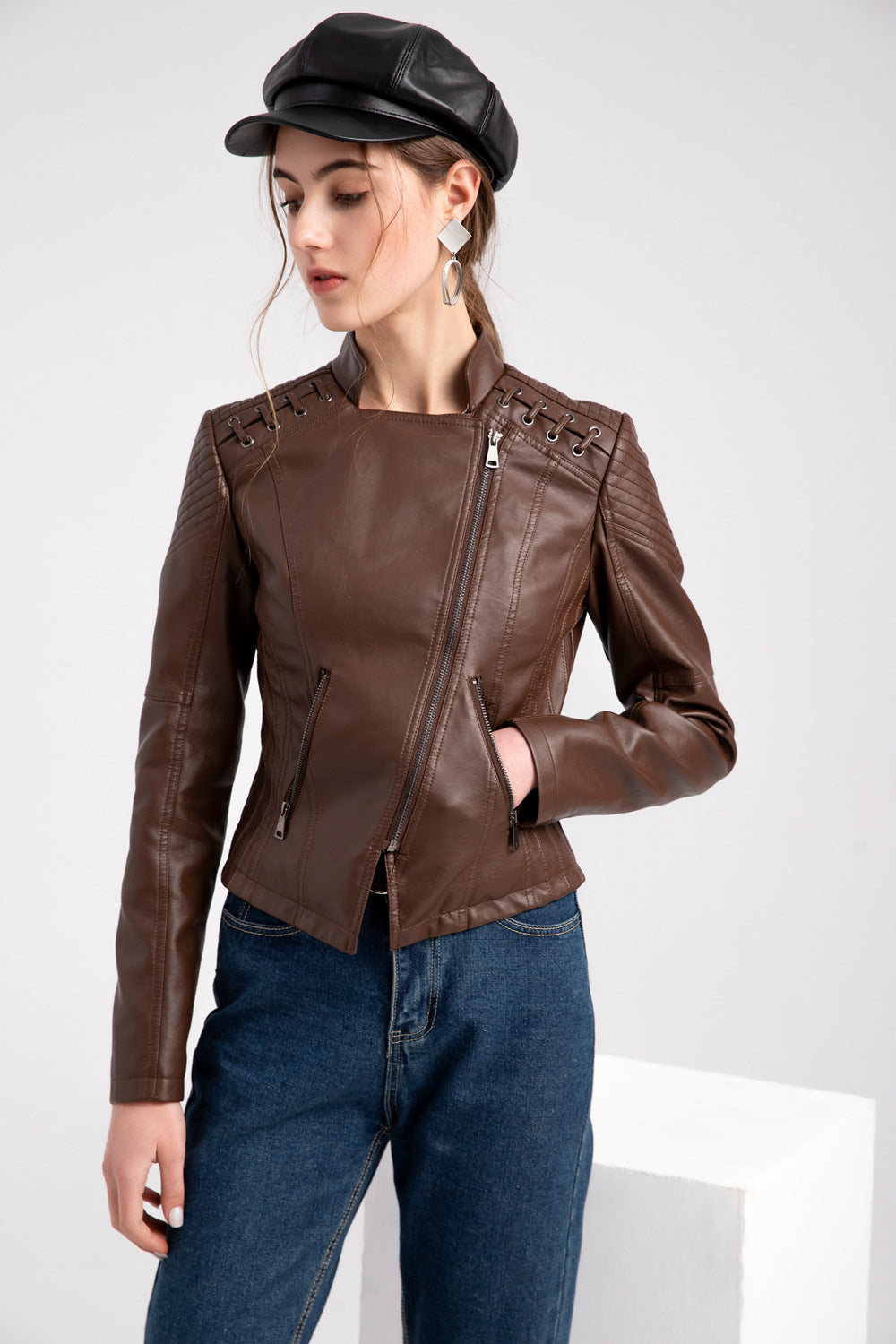 Chloé | Veste en cuir véritable