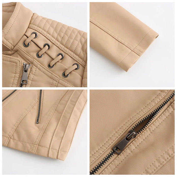 Chloé | Veste en cuir véritable