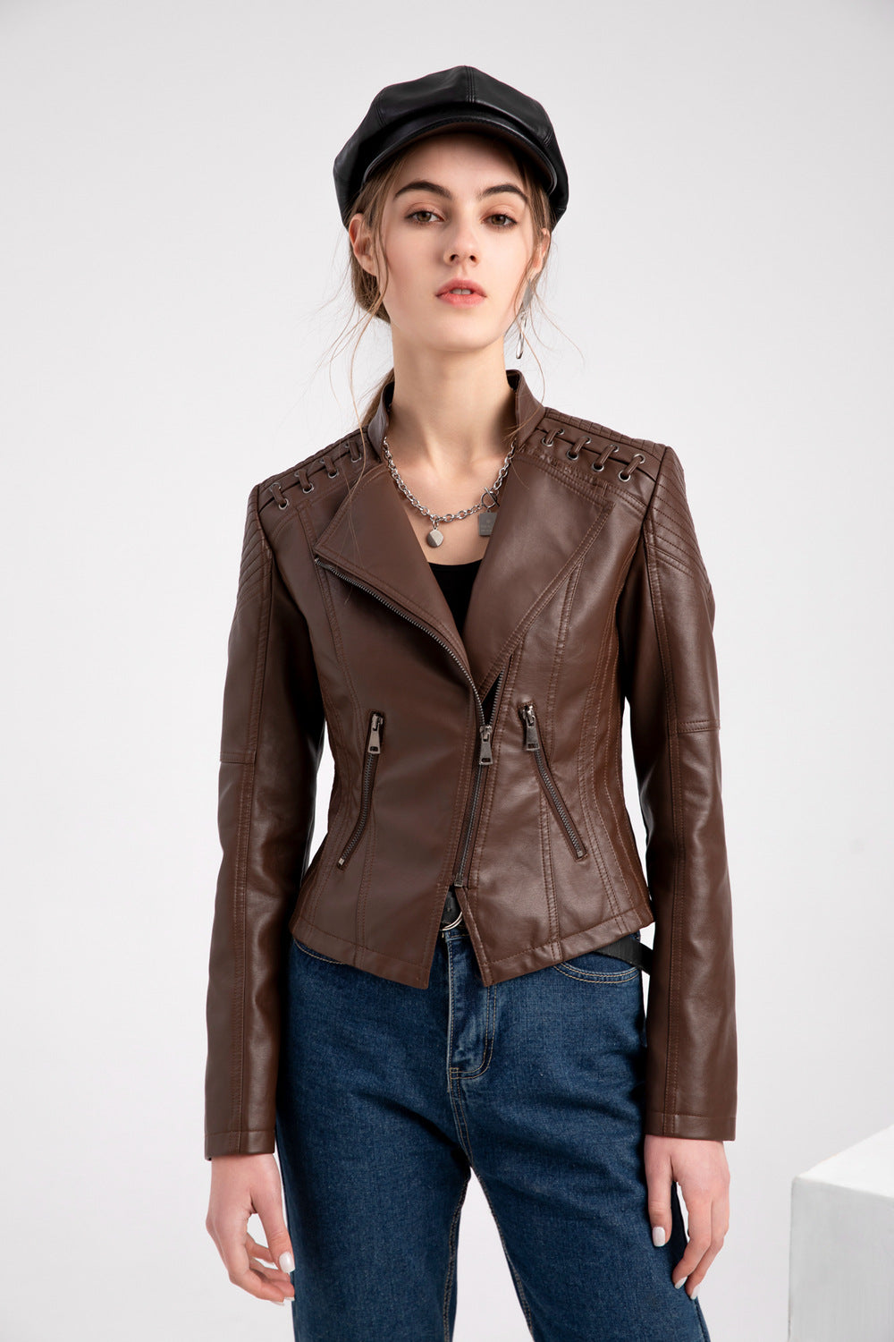 Chloé | Veste en cuir véritable