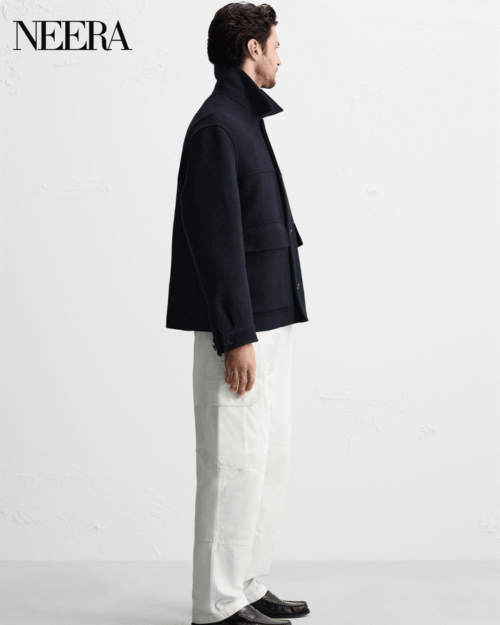 Classic Jacket with Front Pockets