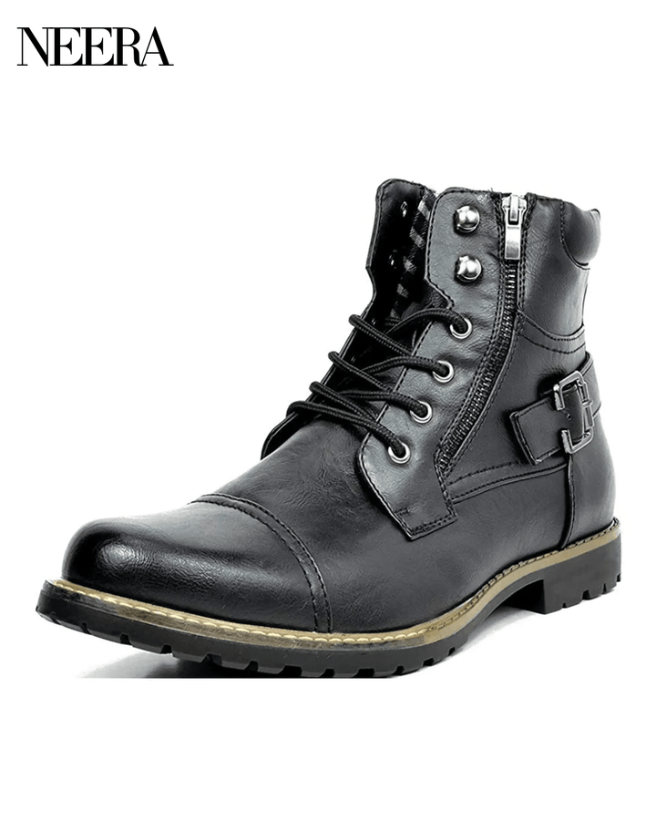 Damon | Leather lace boots