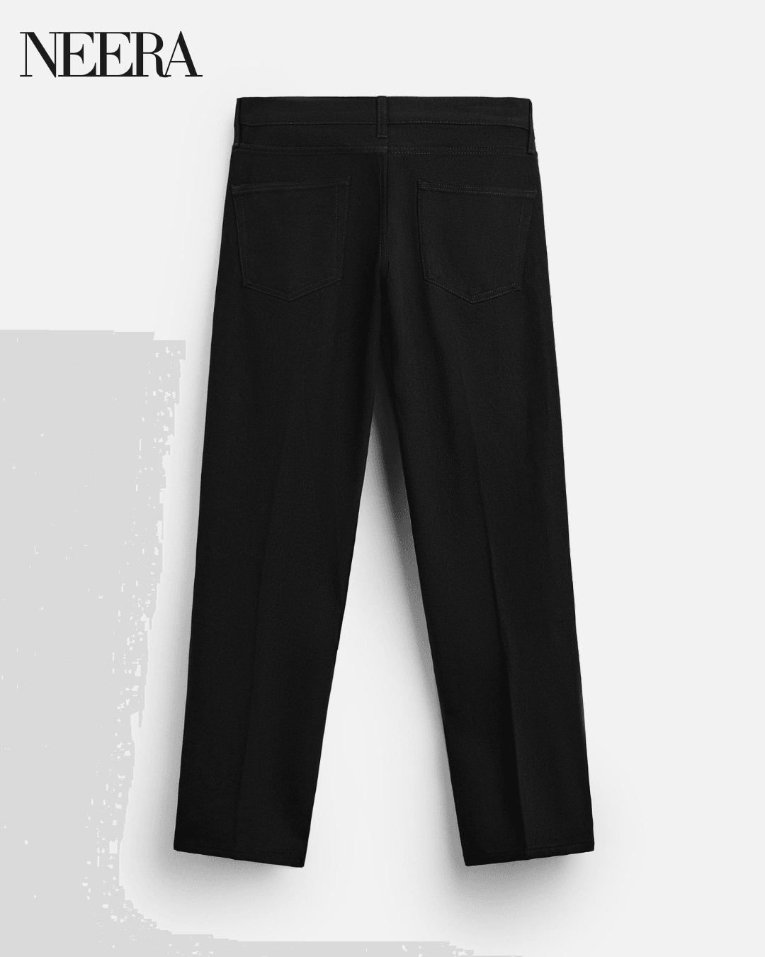 Classic Black Wool Trousers