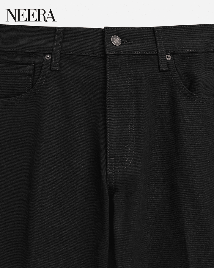 Classic Black Wool Trousers