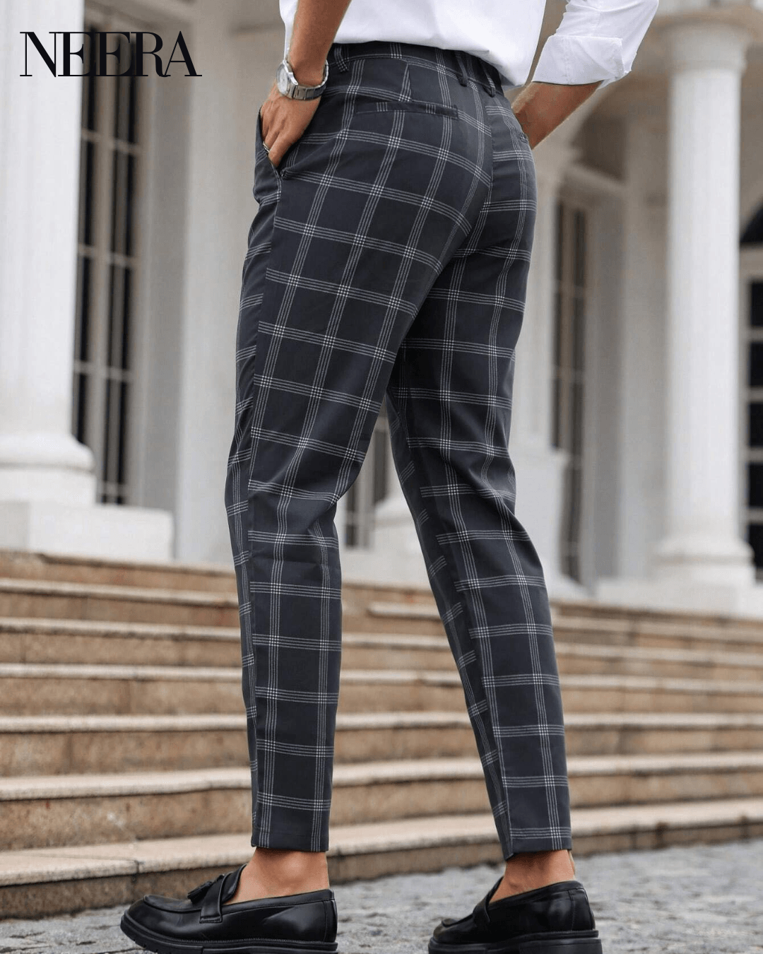 Elegant Checkered Pants