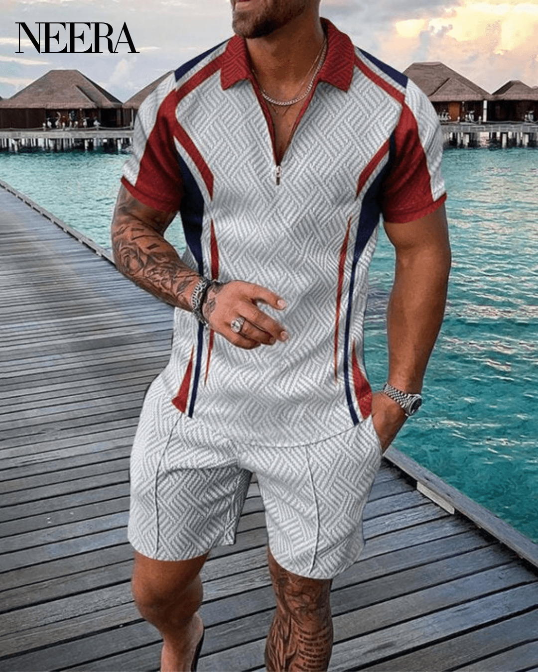 Urus Polo Shirt And Shorts Co-Ord