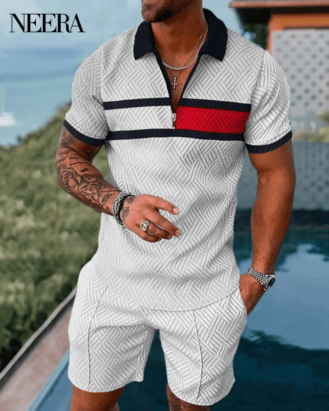 Timmy Polo Shirt And Shorts Co-Ord