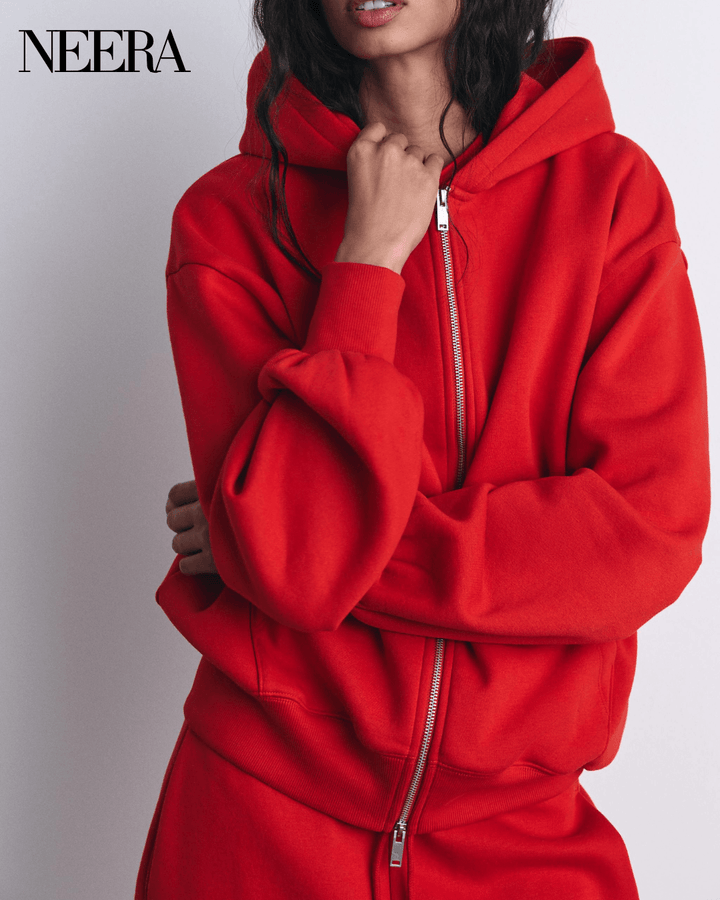 Hoodie with Zip Up