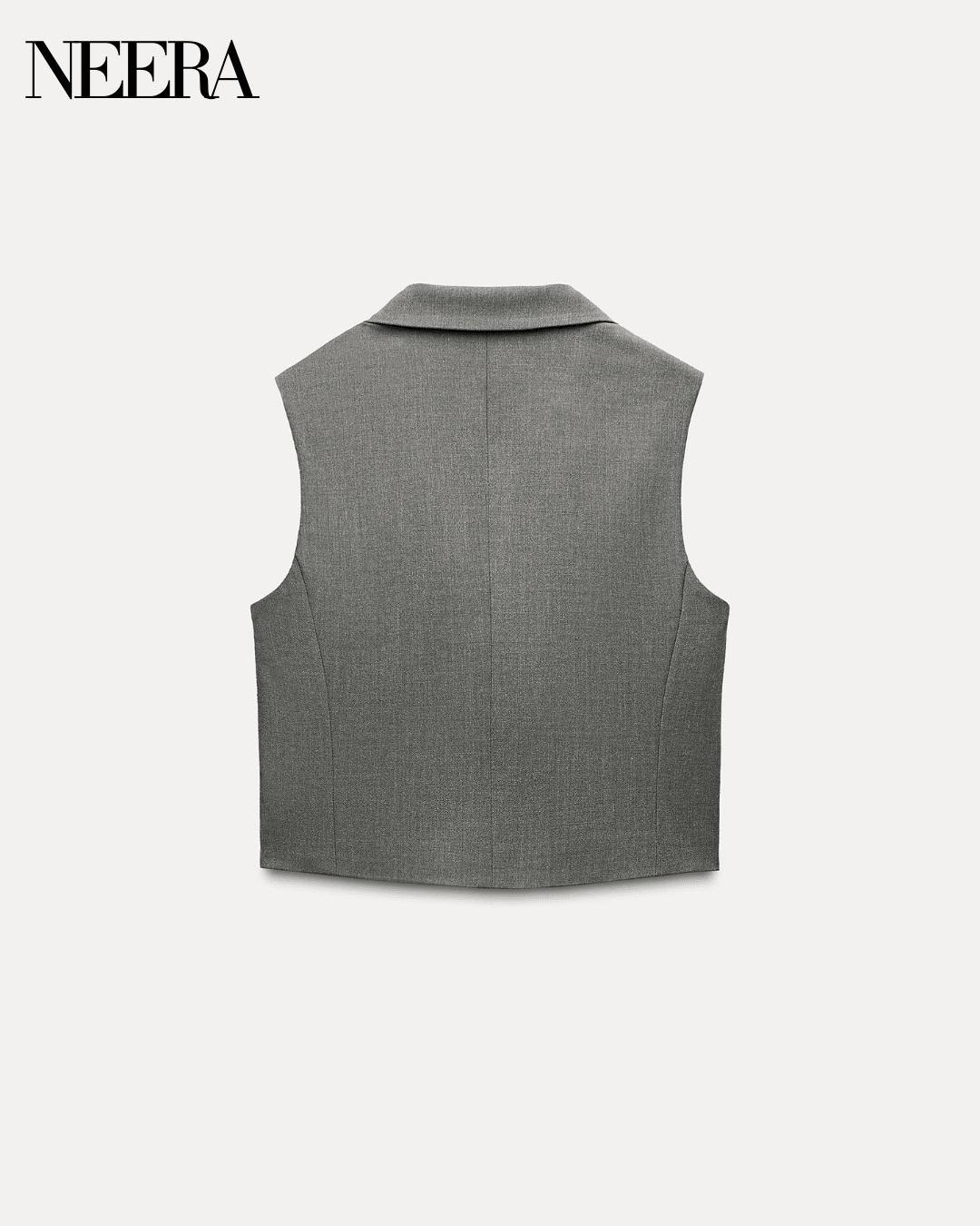 Elegant Vest with Pockets and Buttons