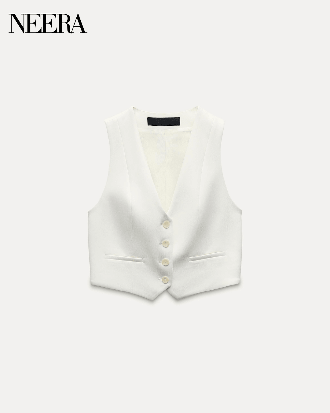 Gilet elegante da donna con bottoni