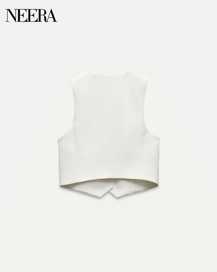 Gilet elegante da donna con bottoni