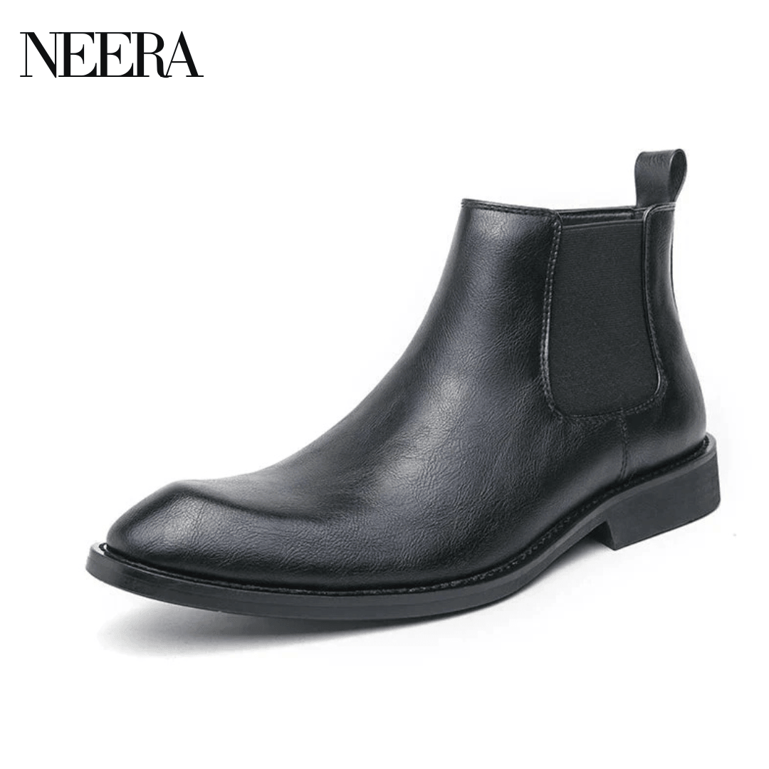 Cooper | Leather Chelsea boots with zip