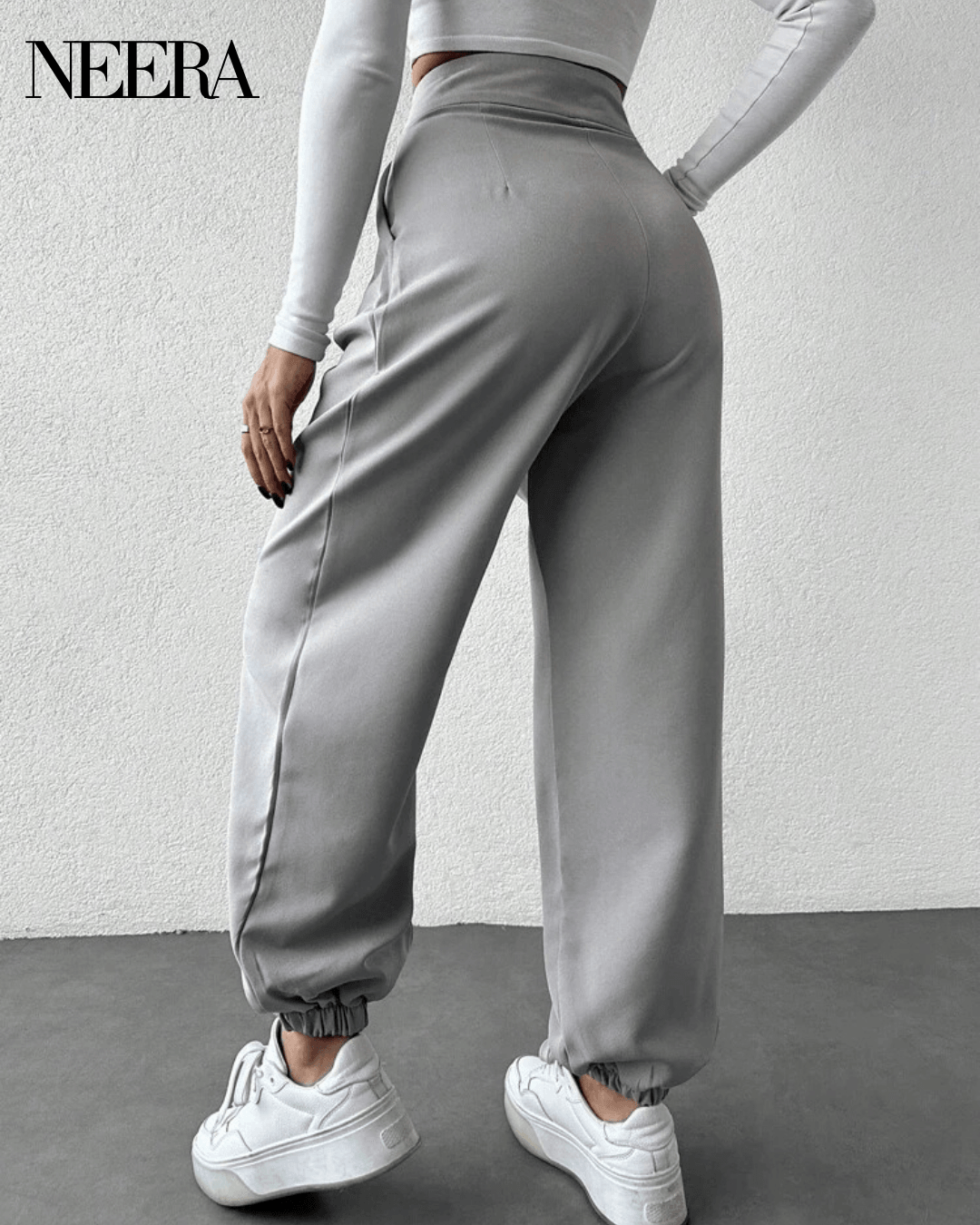 High waist trousers