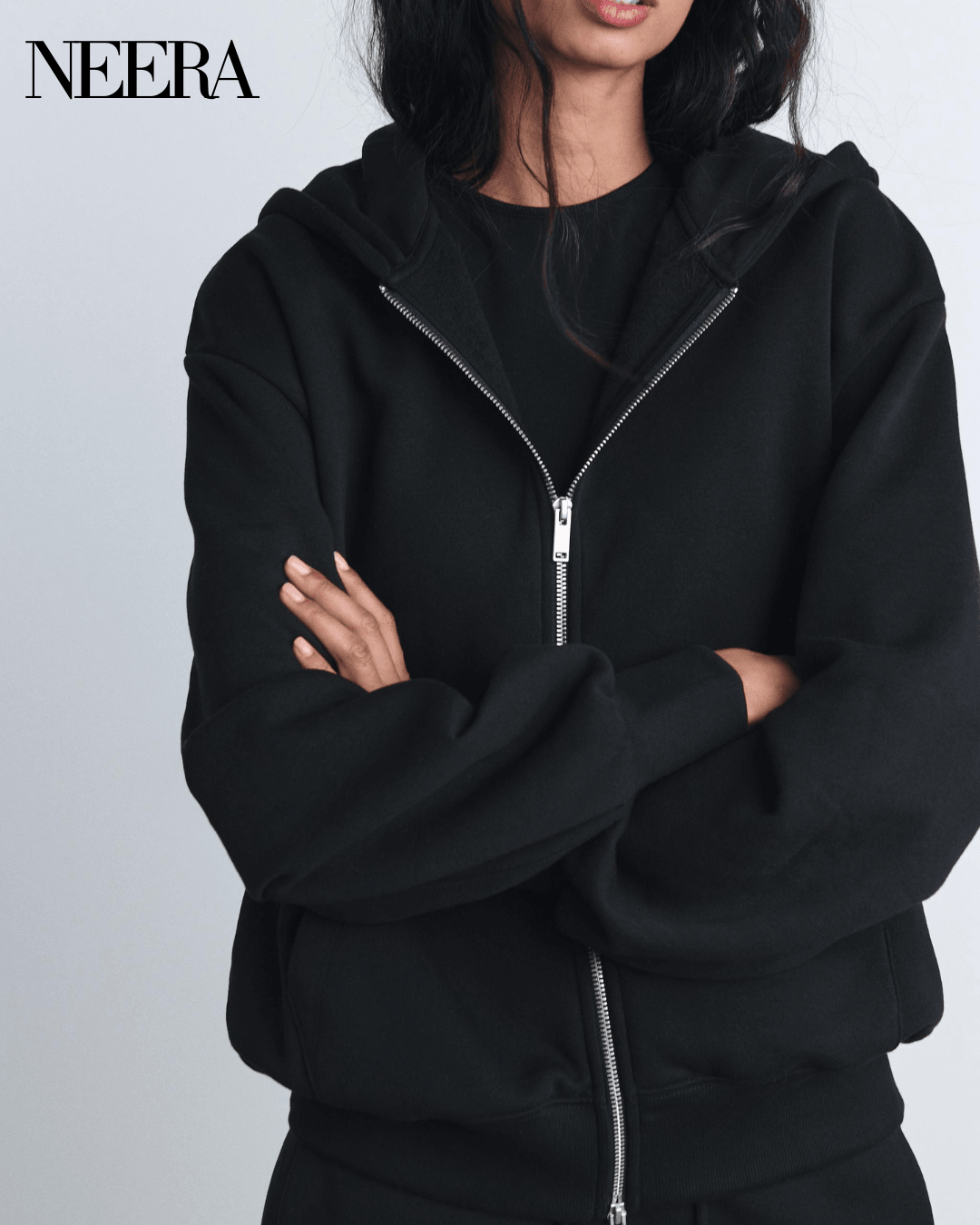 Hoodie with Zip Up