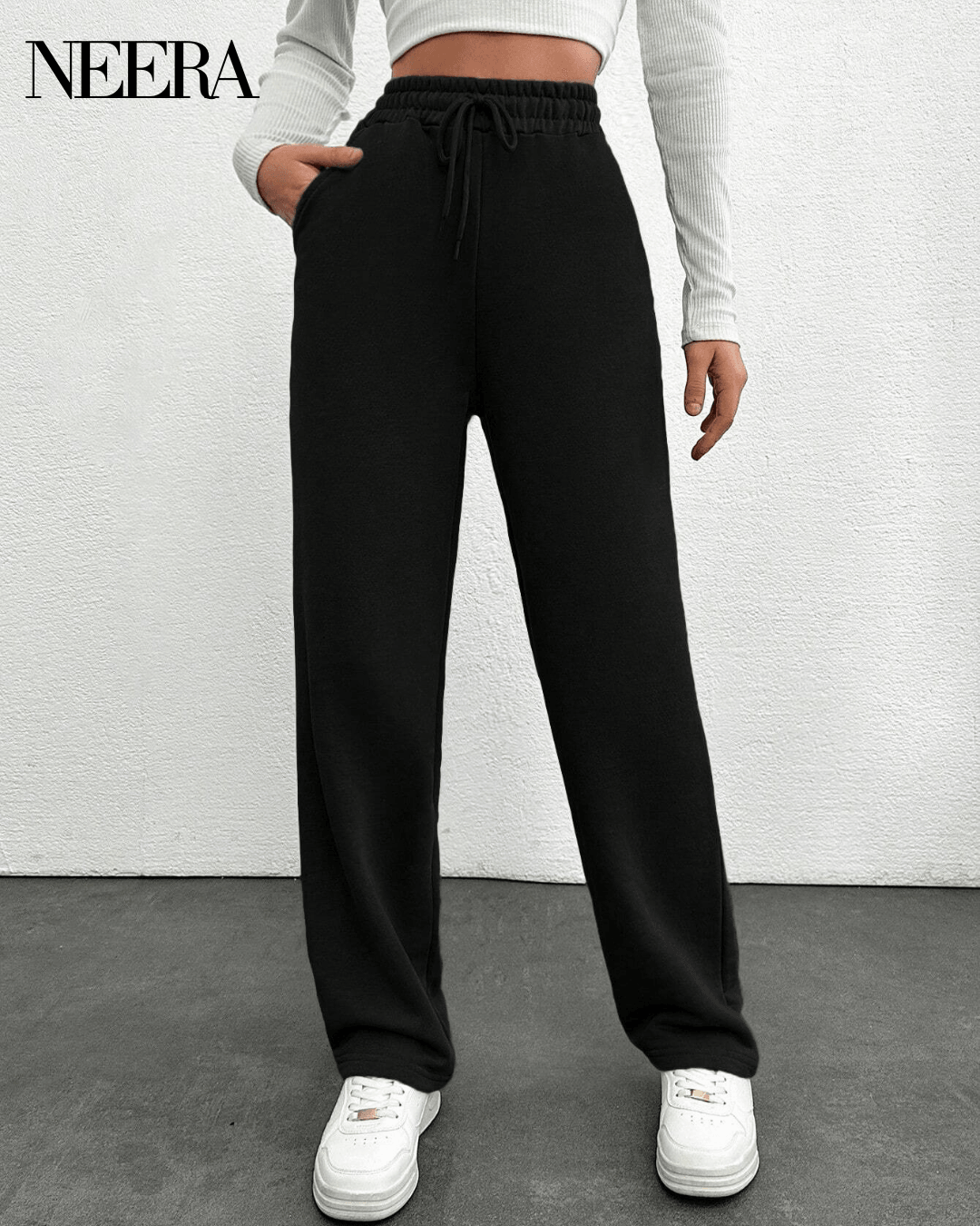 Drawstring sports pants