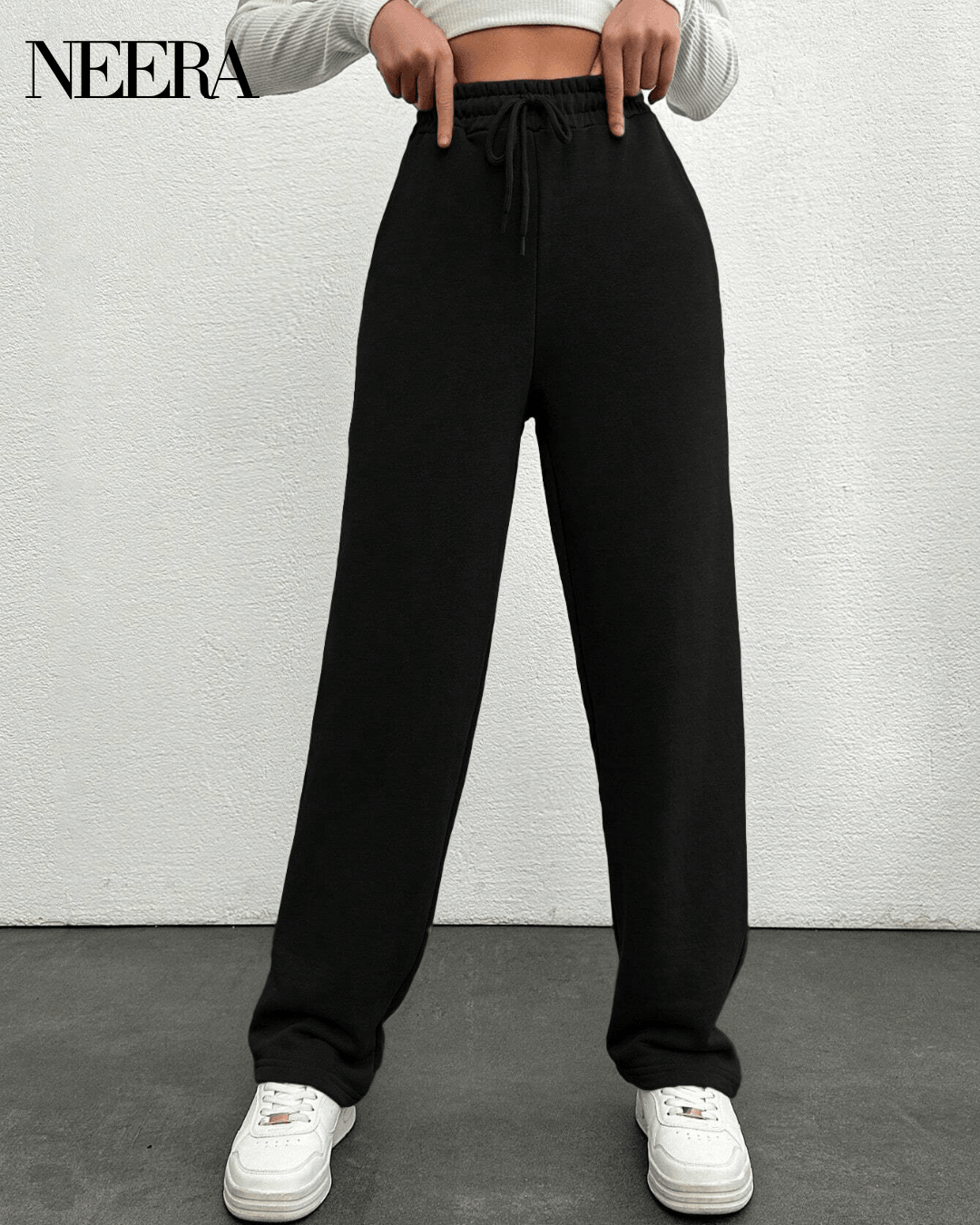 Drawstring sports pants