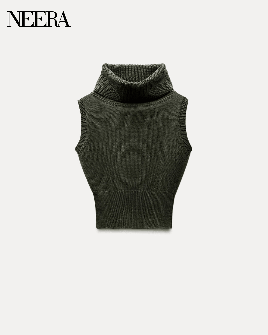 Gilet in maglia High Meck