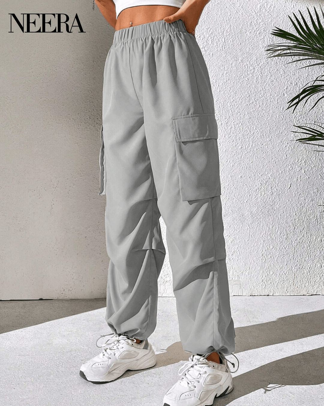 White Cargo Pants