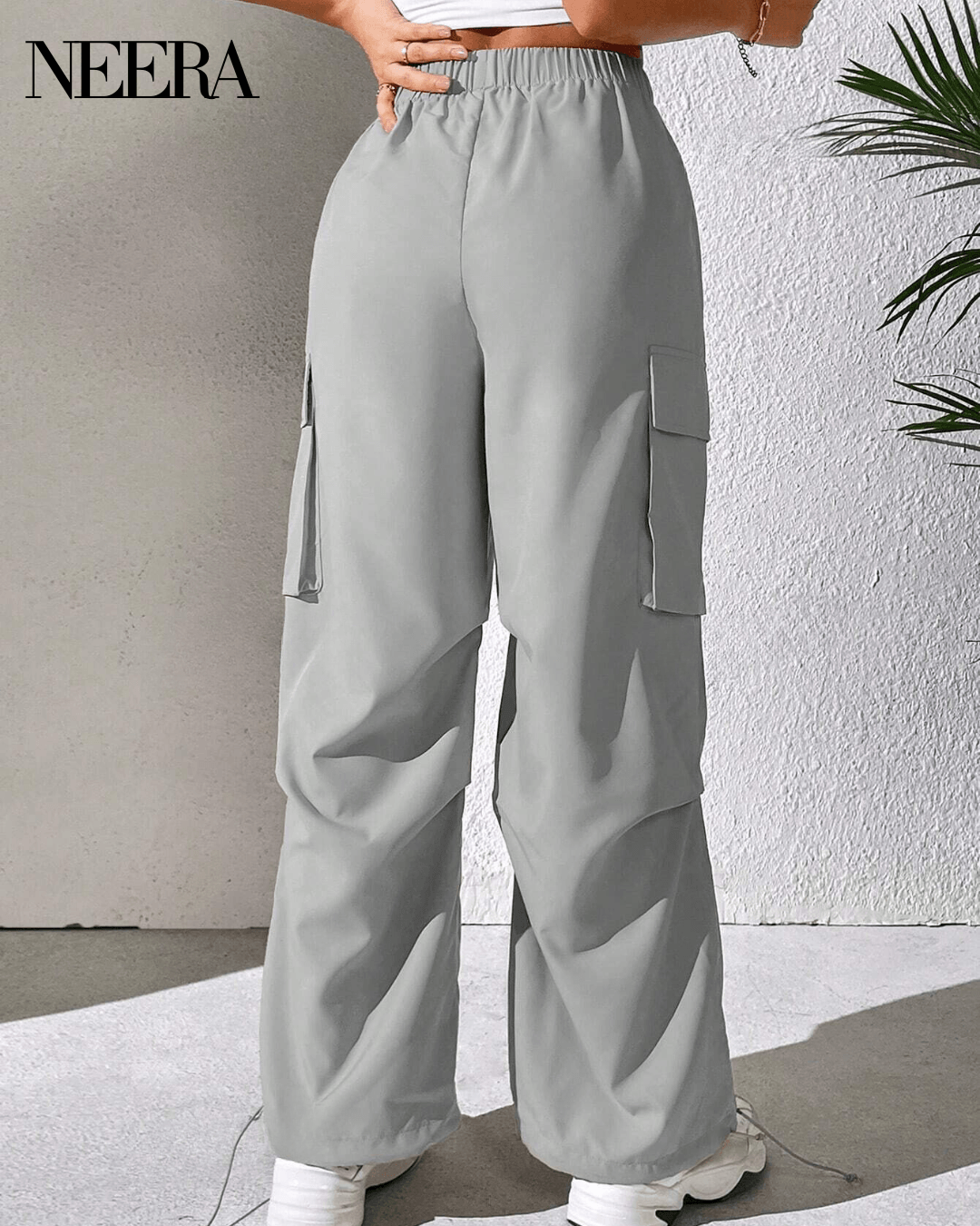 White Cargo Pants