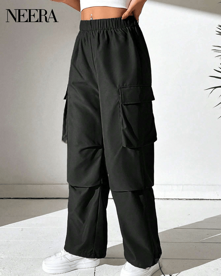 Pantaloni cargo bianchi