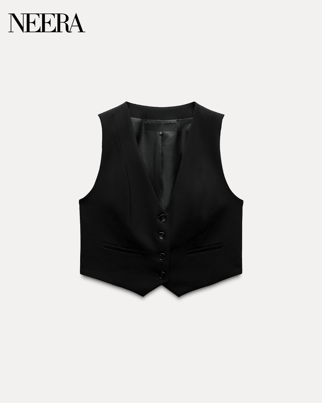 Women's Elegant Vest with Buttons