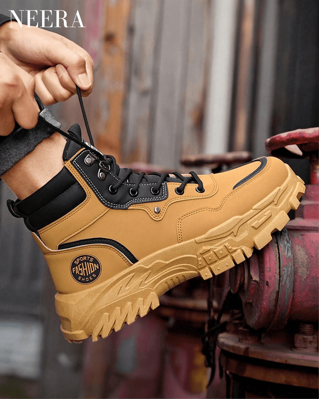 Waterproof and non-slip men's boots