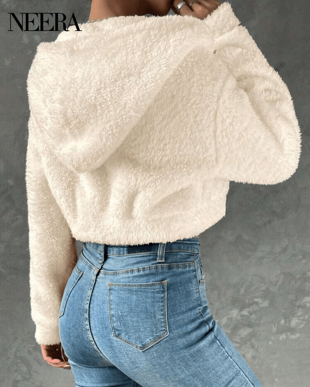 Plush Jacket with Zip