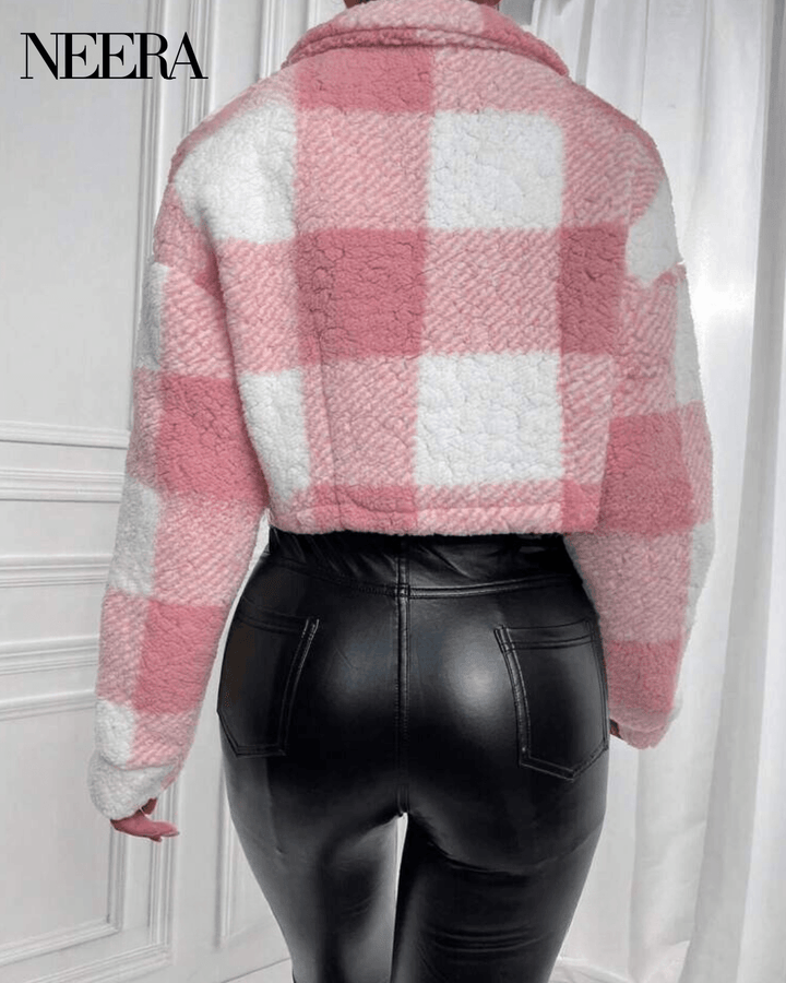 Checked Teddy Jacket