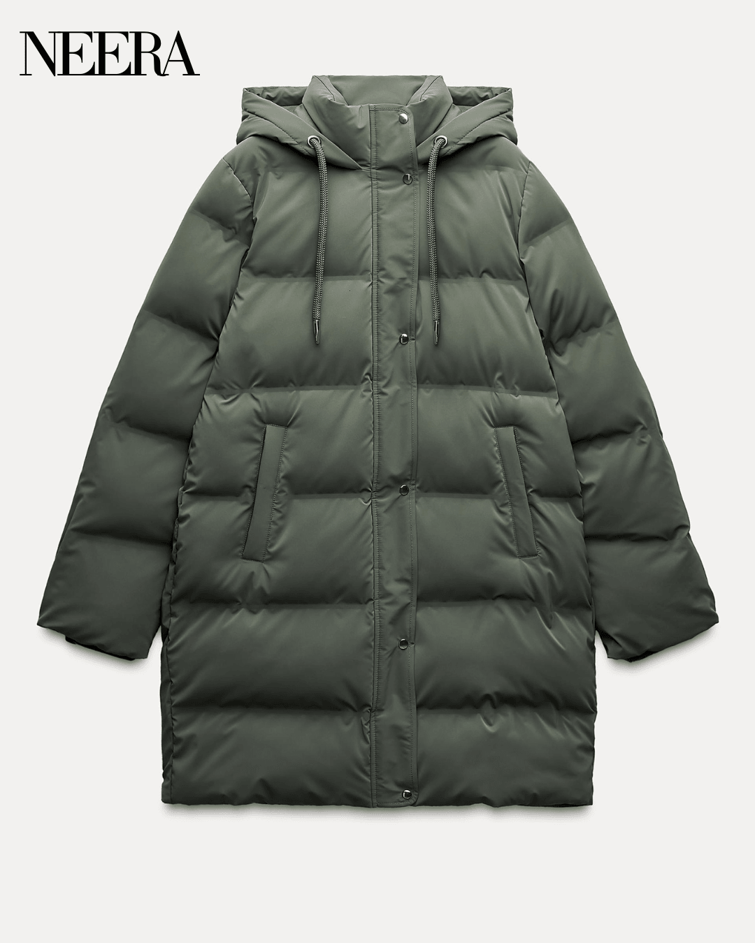 Windproof Padded Hooded Anorak