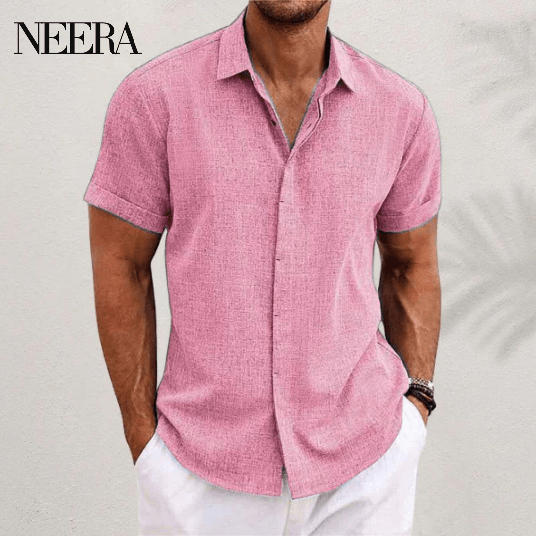 Airy cotton-linen-mix shirt