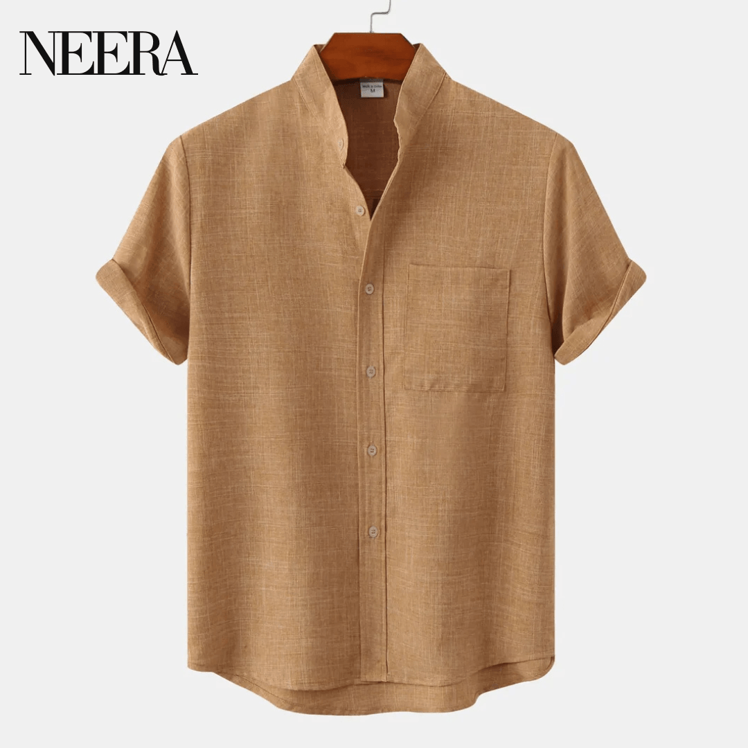 Luxury linen leisure shirt