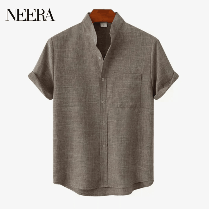 Camicia da tempo libero in lino di lusso