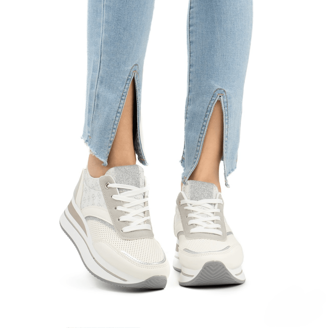 Sneakers casual da passeggio Clary con comoda zeppa