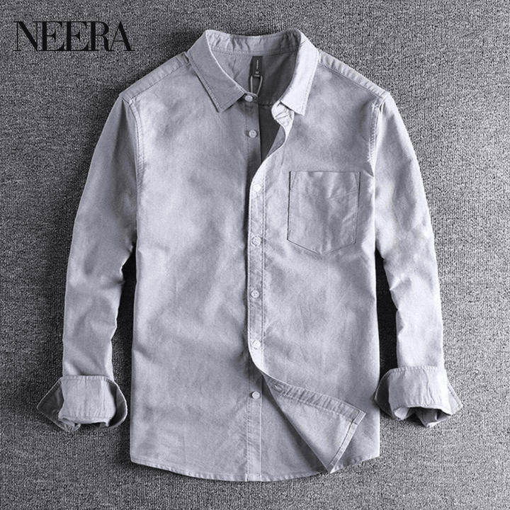 Stylish cotton Premium long-sleeved autumn shirt