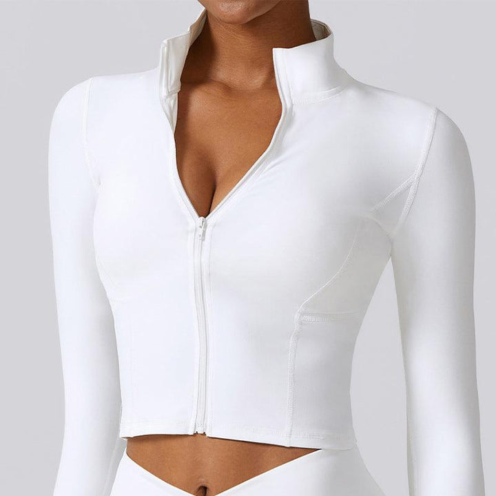 Top Jacket for training, fitness and yoga, elasticized