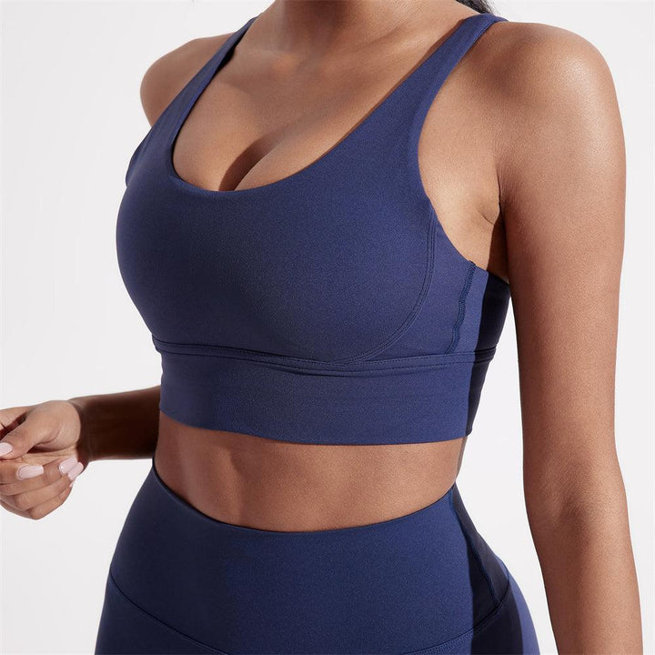 Bra fitness with cross back